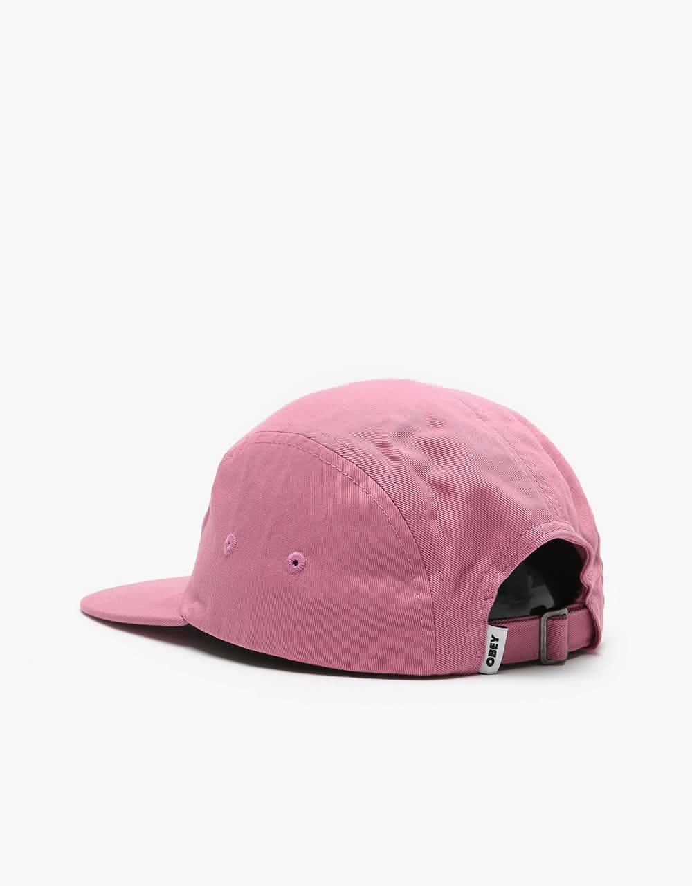 Obey Bold Label Organic 5 Panel Cap - Mesa Rose