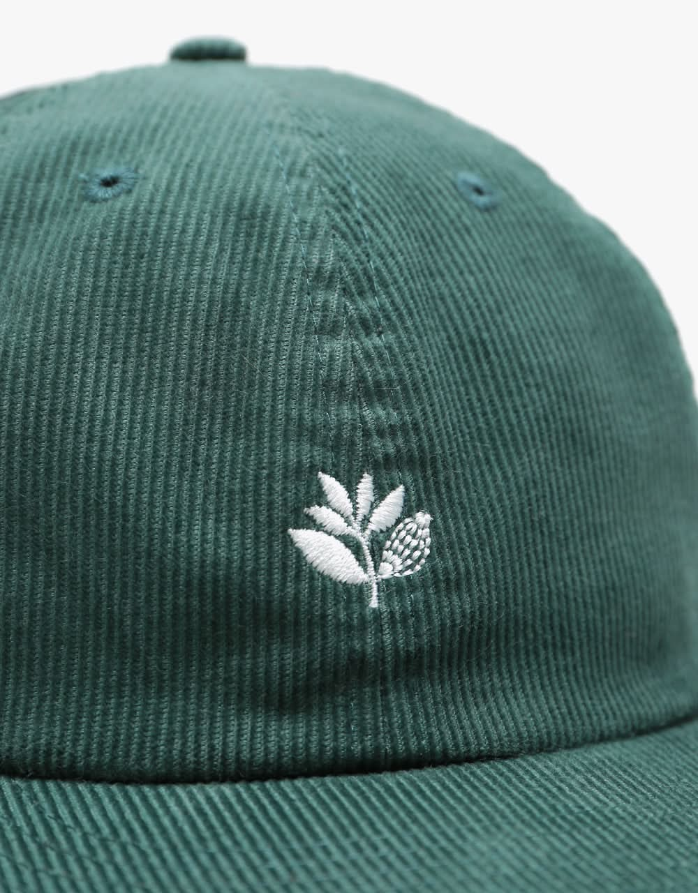 Magenta Corduroy 6 Panel Cap - Teal