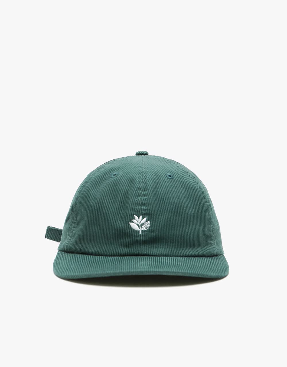 Magenta Corduroy 6 Panel Cap - Teal