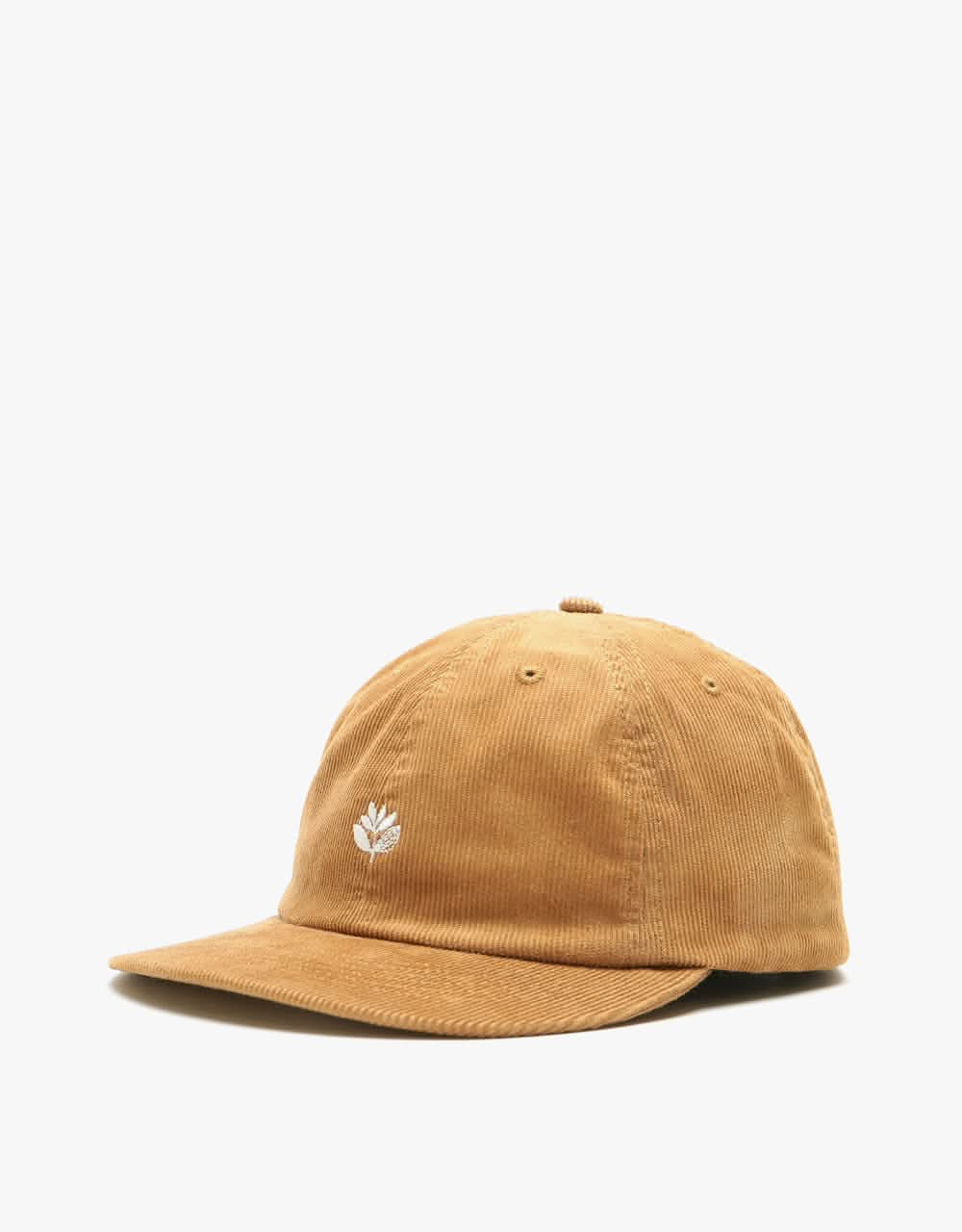 Magenta Corduroy 6 Panel Cap - Honey