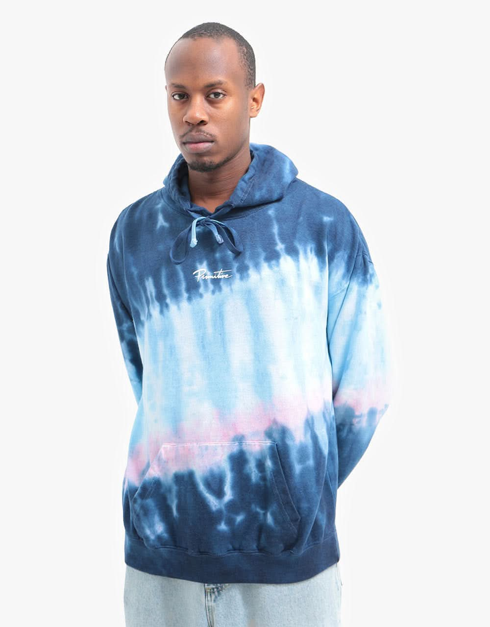 Primitive x Sailor Moon Guardian Tie-Dye Pullover Hoodie - Blue