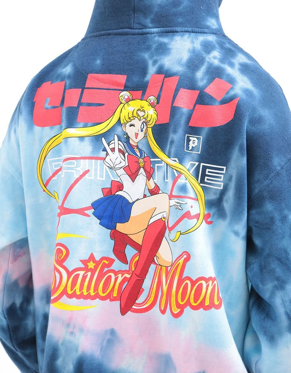 Primitive x Sailor Moon Guardian Tie-Dye Pullover Hoodie - Blue