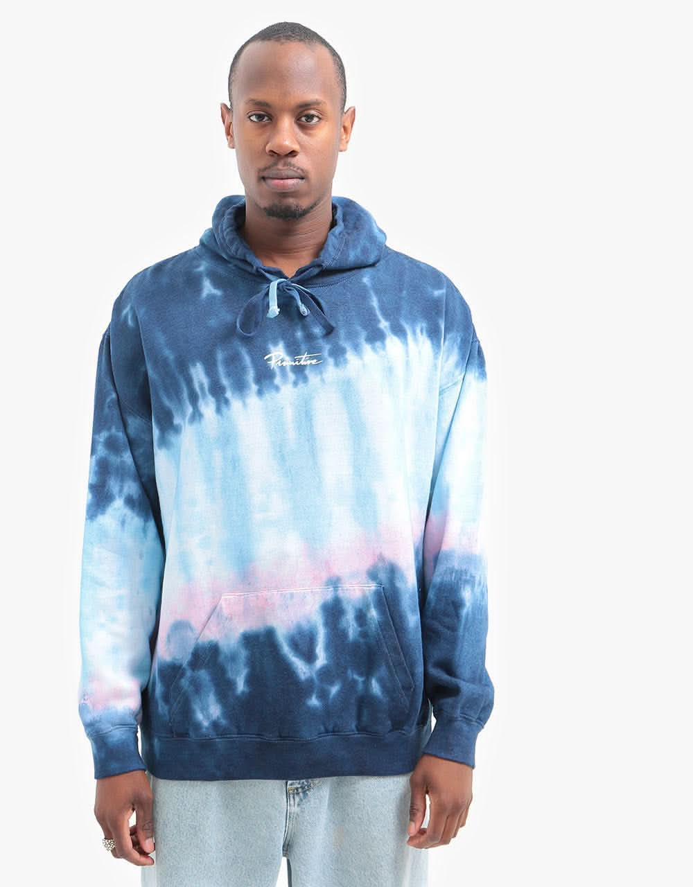 Primitive x Sailor Moon Guardian Tie-Dye Pullover Hoodie - Blue