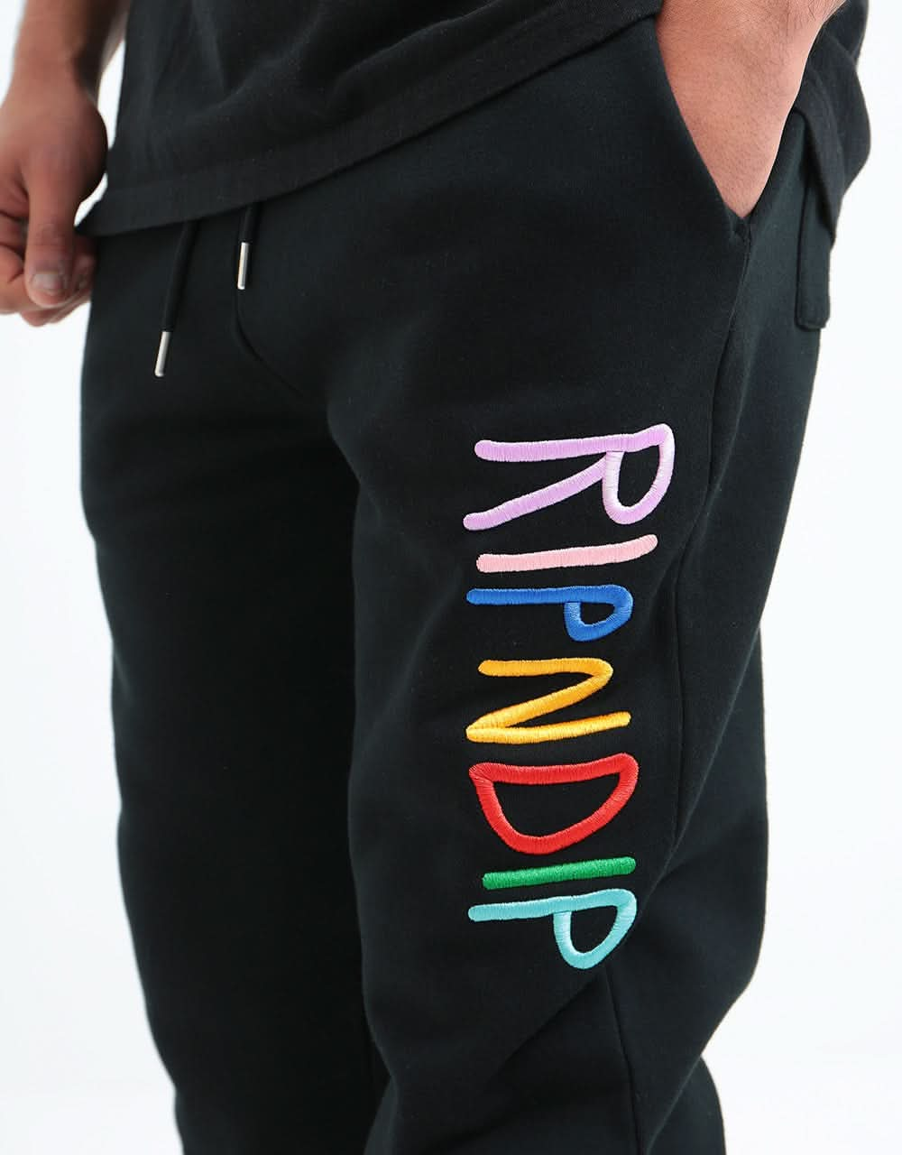 RIPNDIP Multi Logo Sweatpants - Black