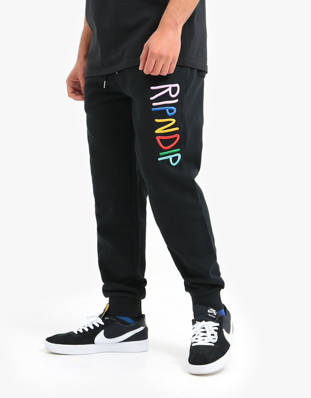 RIPNDIP Multi Logo Sweatpants - Black