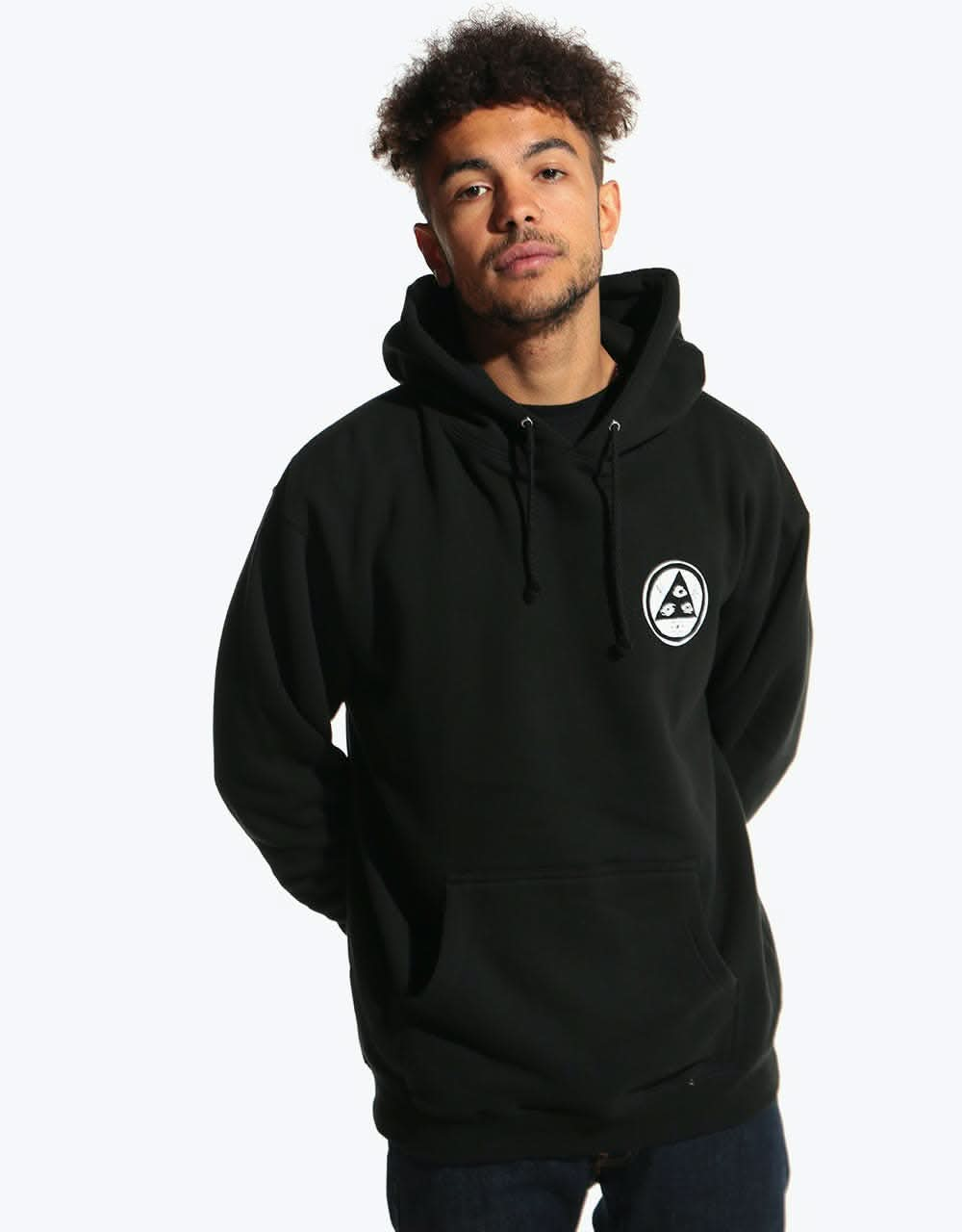 Welcome Sloth Pullover Hoodie - Black/Red/Purple