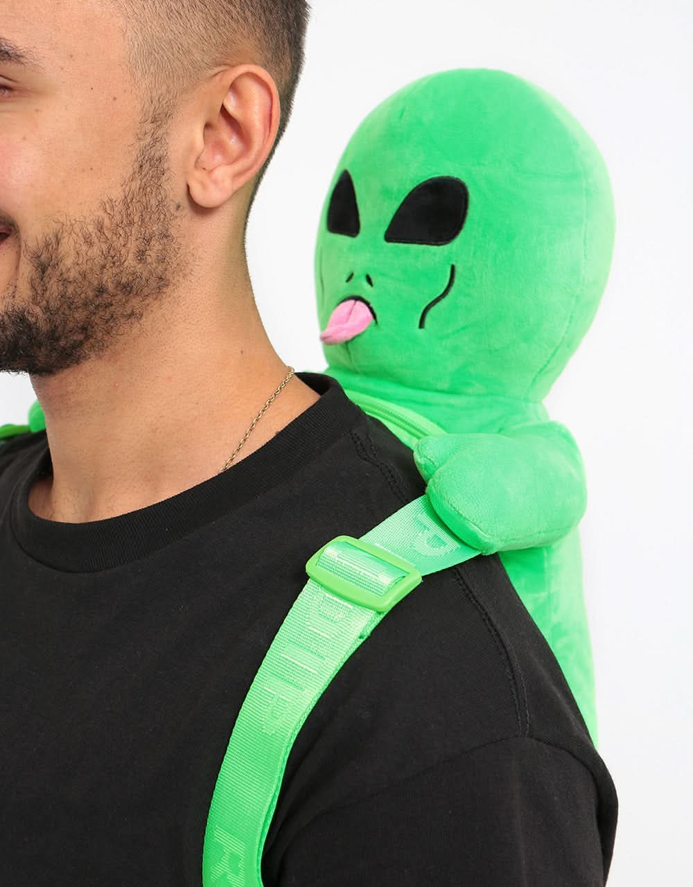 RIPNDIP Lord Alien Plush Backpack - Green