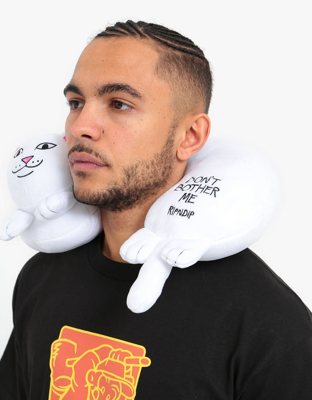 RIPNDIP Don't Bother Me Neck Pillow - White