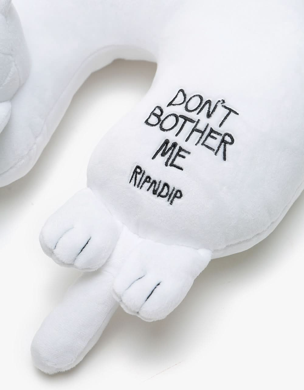 RIPNDIP Don't Bother Me Neck Pillow - White