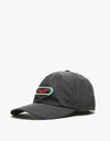 HUF 98 Logo Curved Visor 6 Panel Cap - Black