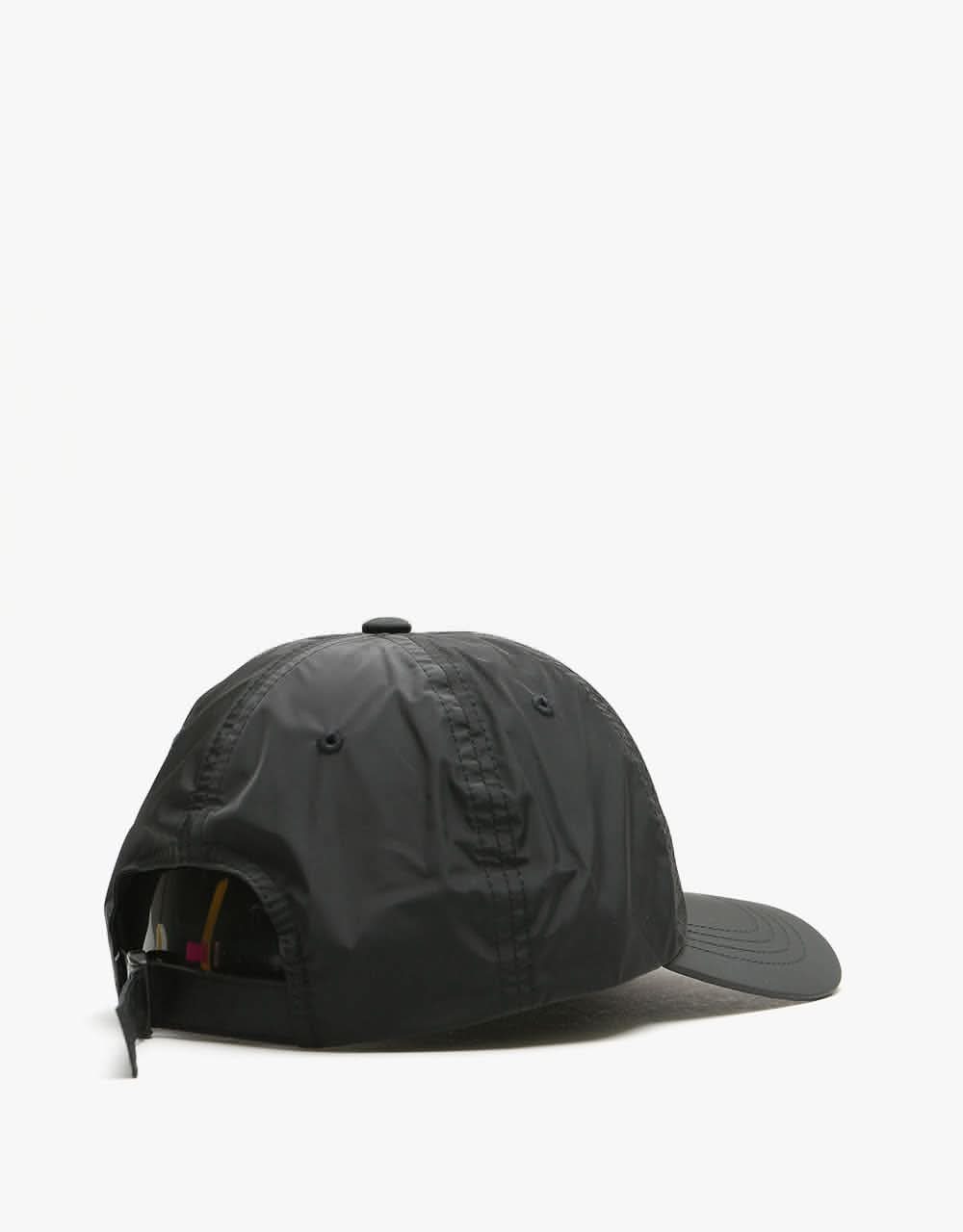 HUF 98 Logo Curved Visor 6 Panel Cap - Black