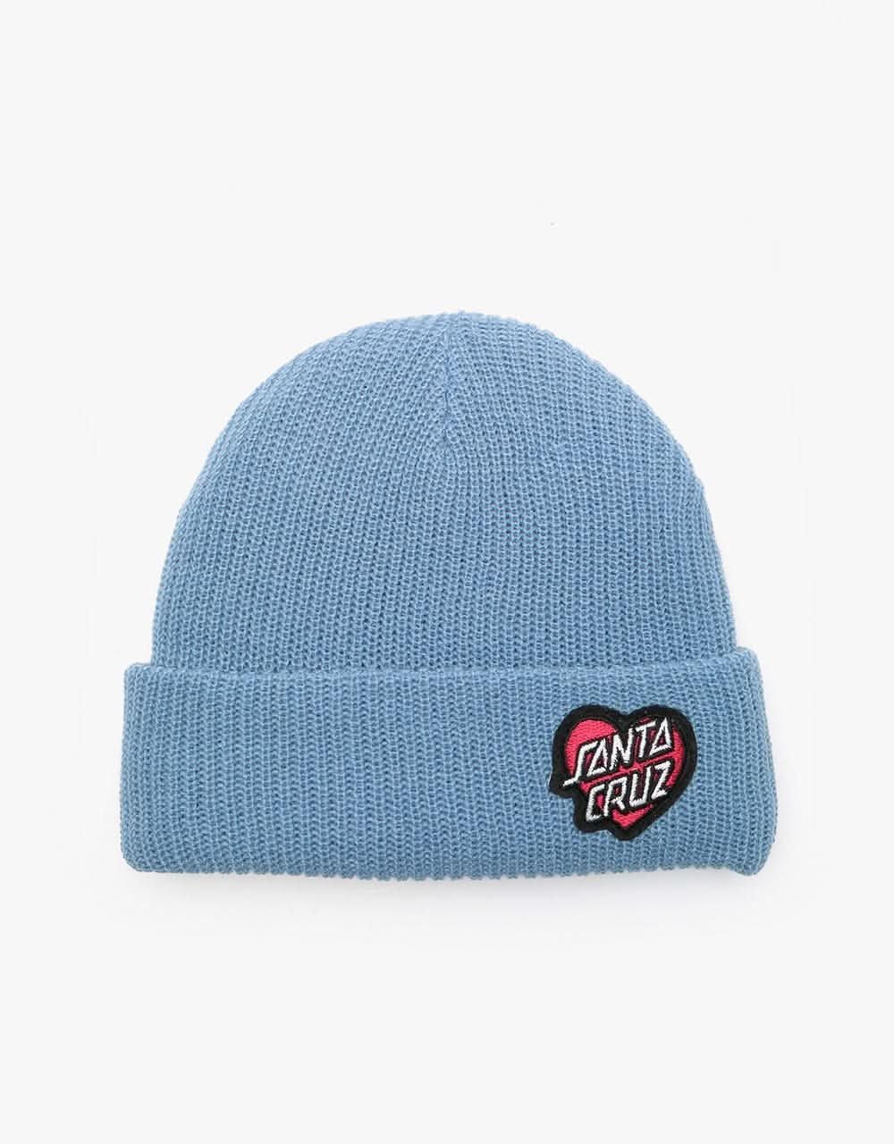 Santa Cruz Heart Dot Beanie - Powder Blue