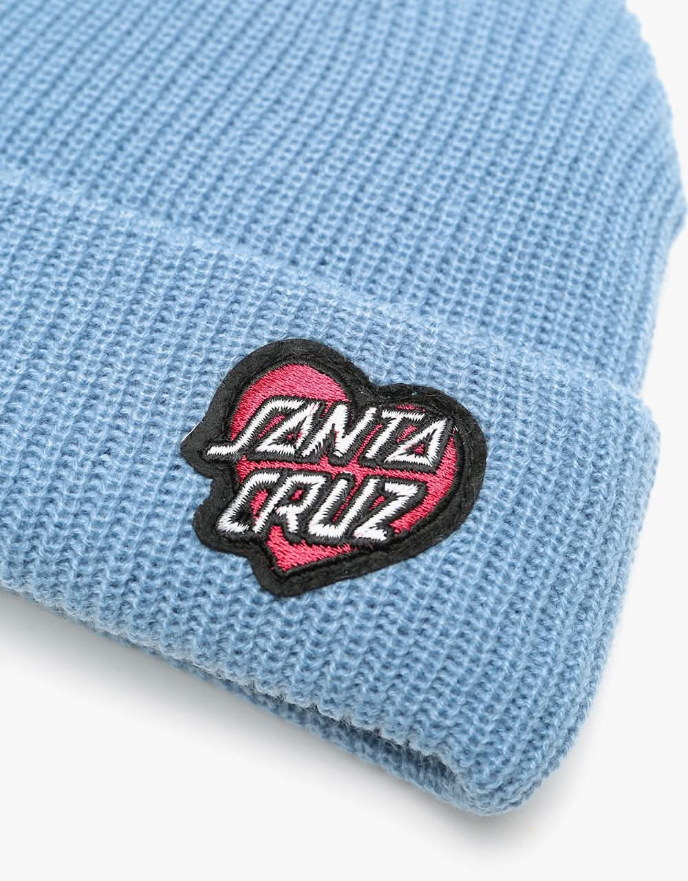 Santa Cruz Heart Dot Beanie - Powder Blue