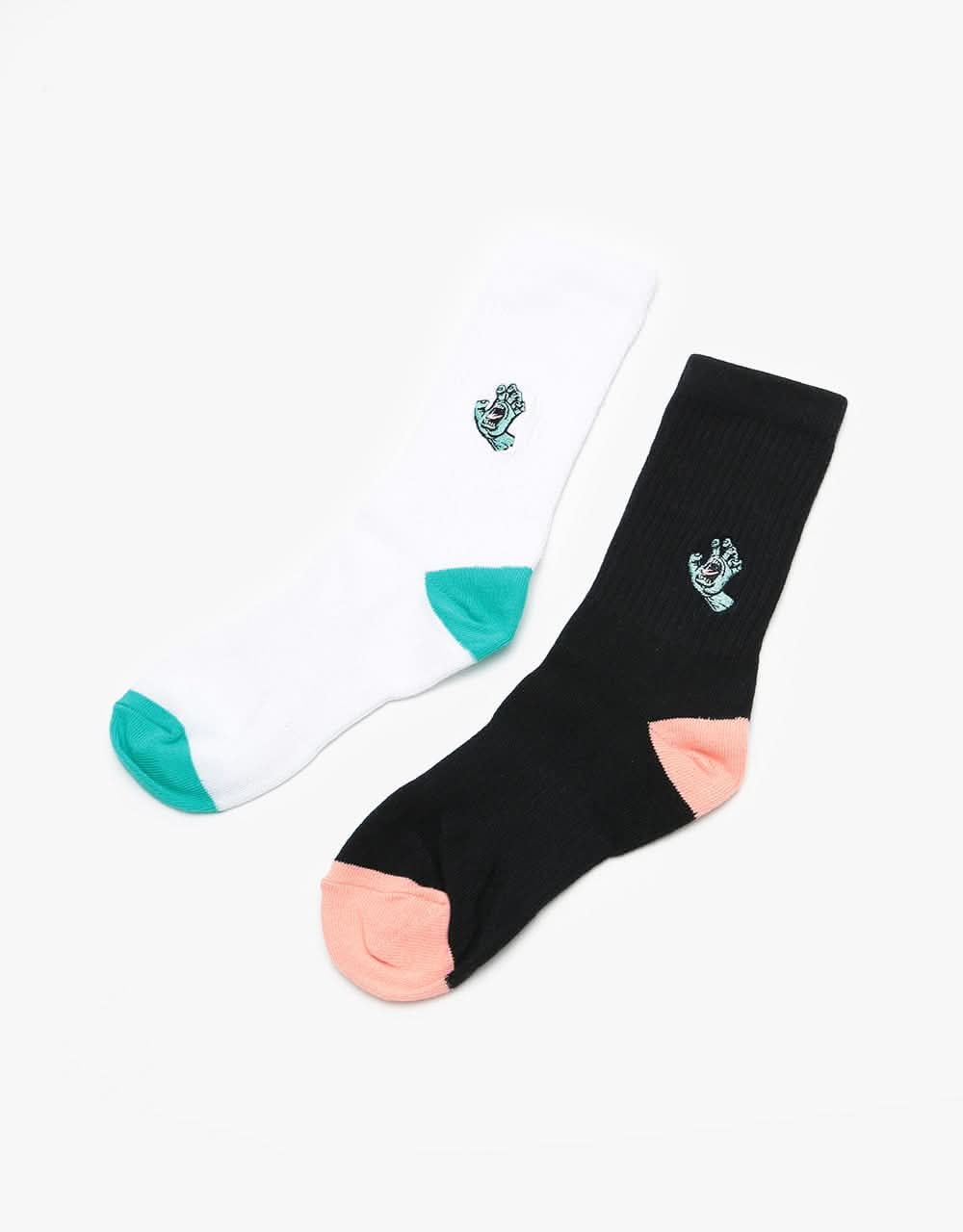 Santa Cruz Mini Hand 2 Pack Socks - Multi