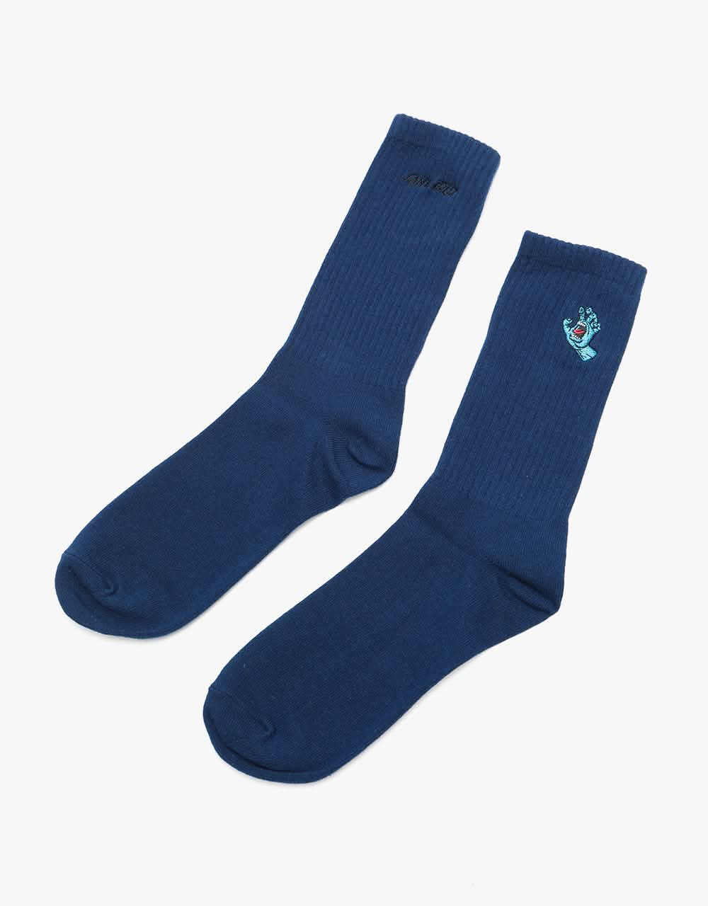 Santa Cruz Screaming Mini Hand Socks - Dark Navy