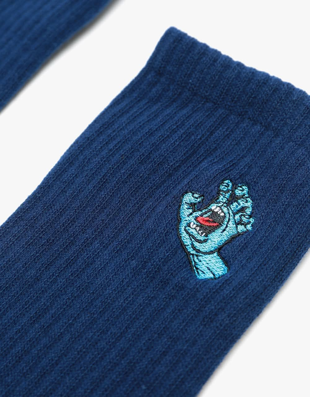 Santa Cruz Screaming Mini Hand Socks - Dark Navy