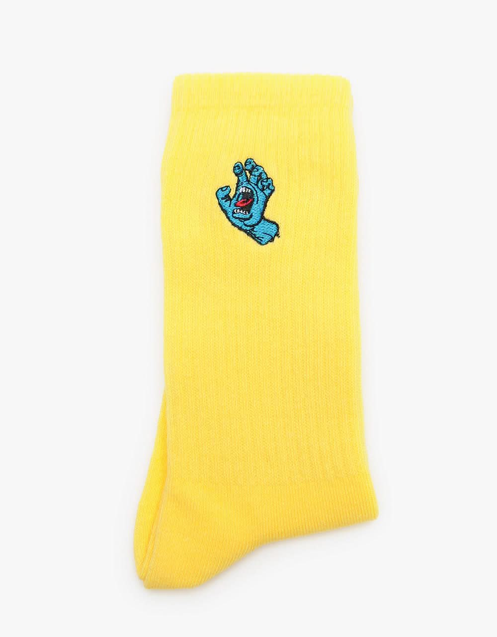 Santa Cruz Screaming Mini Hand Socks - Banana