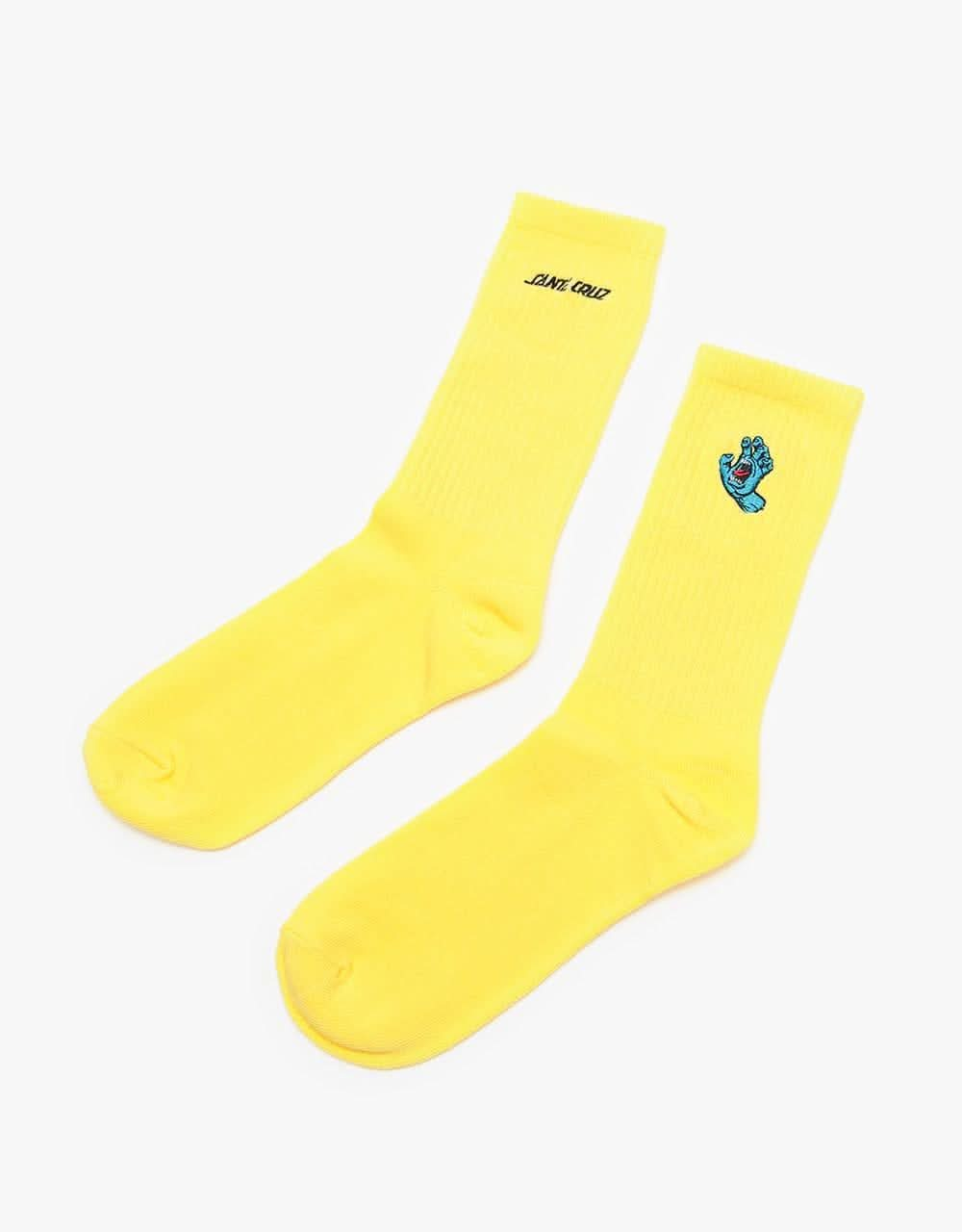 Santa Cruz Screaming Mini Hand Socks - Banana