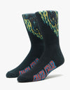 Santa Cruz Cosmic Cat Socks - Black