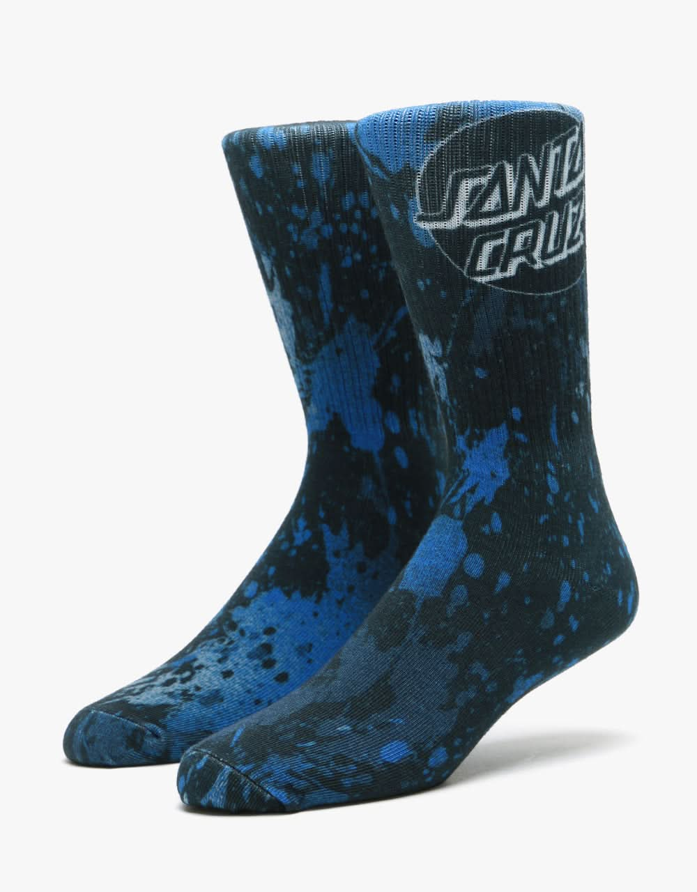 Santa Cruz Dot Splatter Socks - Navy Splatter