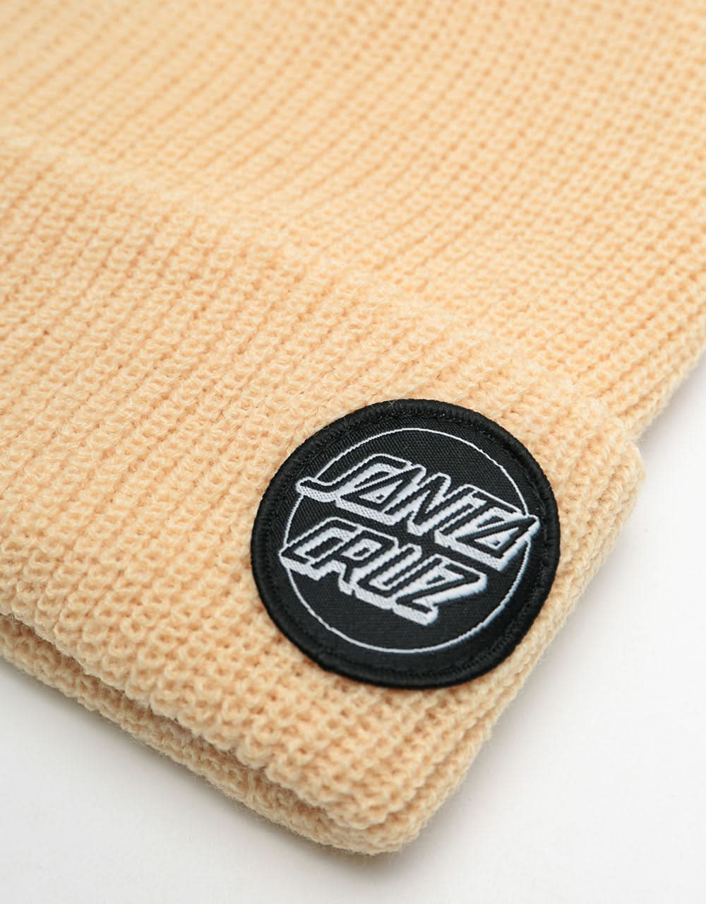 Santa Cruz Outline Dot Beanie - Bone