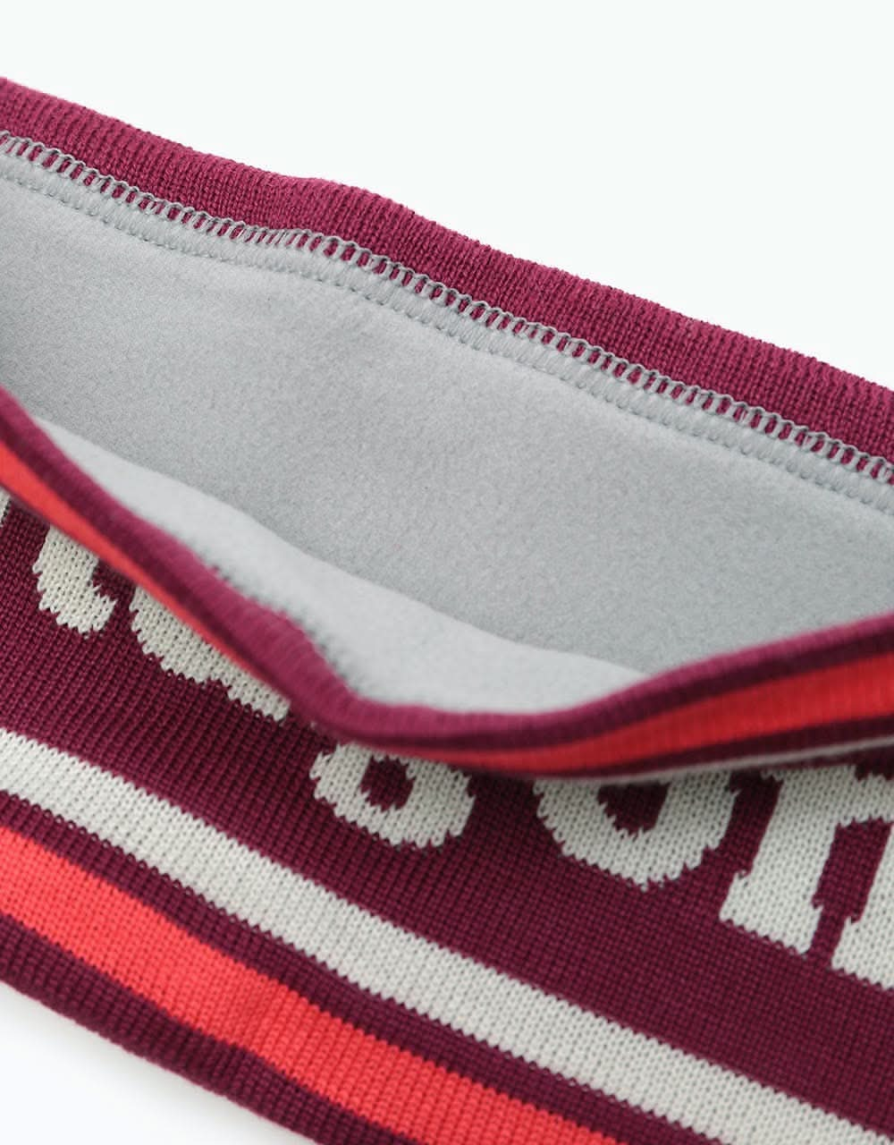 Patagonia Powder Town Headband - Park Stripe/Roamer Red