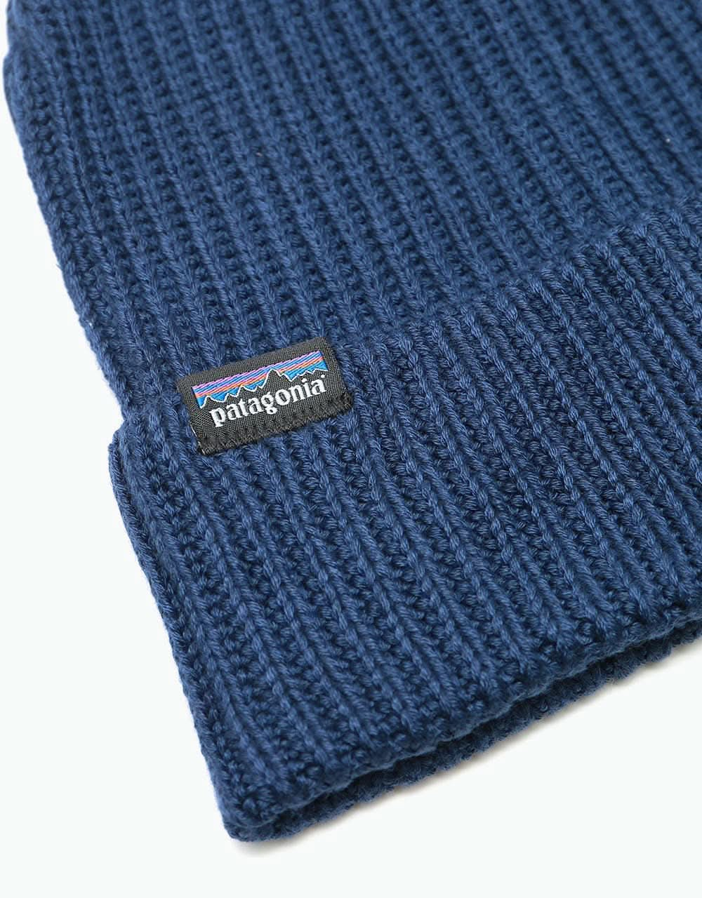 Patagonia Fisherman Rolled Beanie - Navy Blue