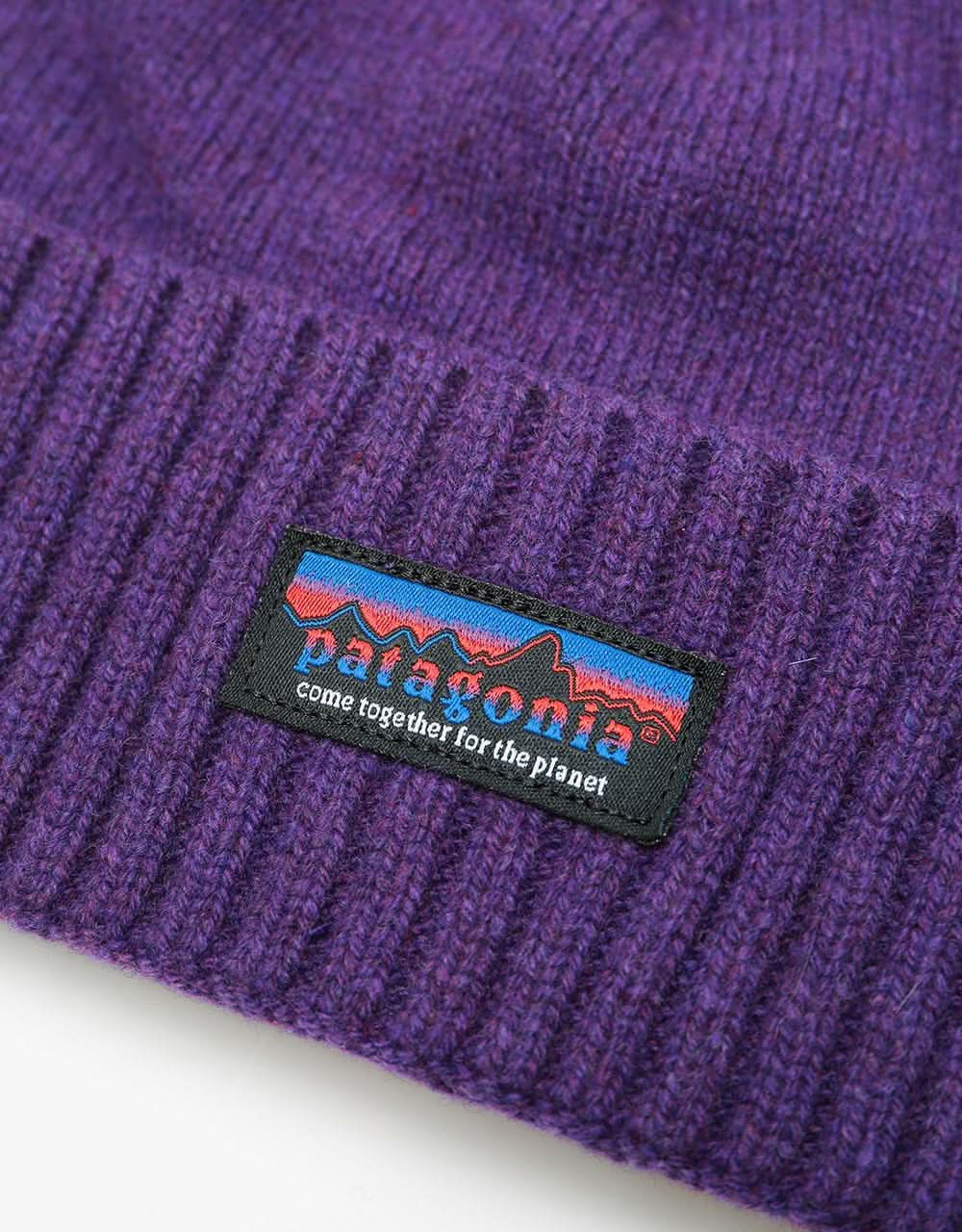 Patagonia Brodeo Beanie - Together For The Planet/Purple