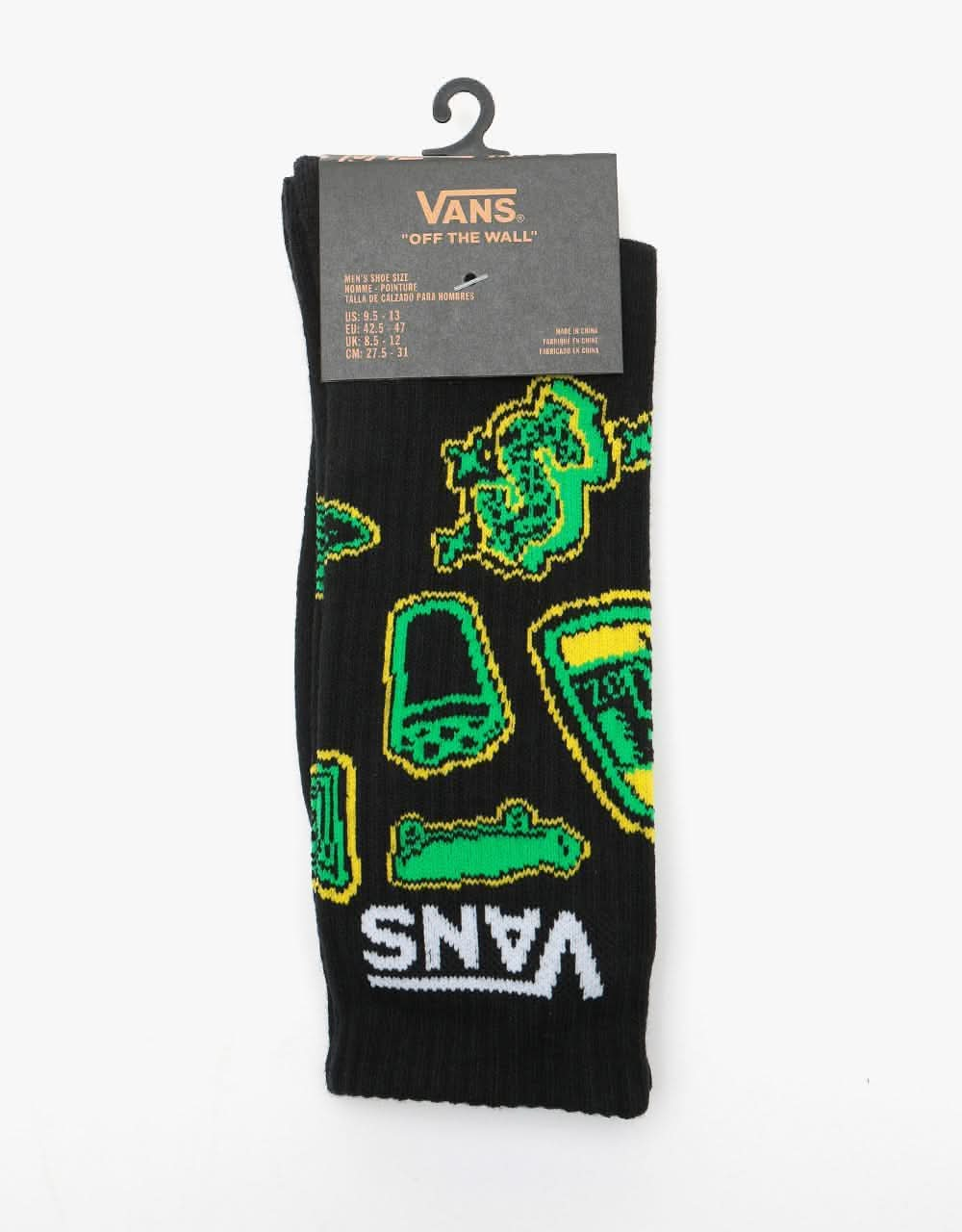 Vans x Shake Junt Crew Socks - Black