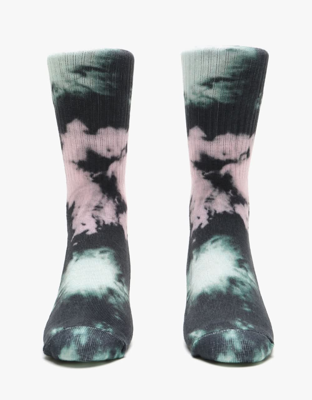 Vans Cool Tie Dye Crew Socks - Black Tie Dye