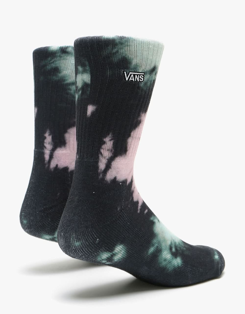 Vans Cool Tie Dye Crew Socks - Black Tie Dye