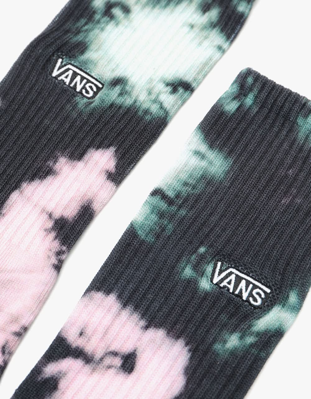 Vans Cool Tie Dye Crew Socks - Black Tie Dye