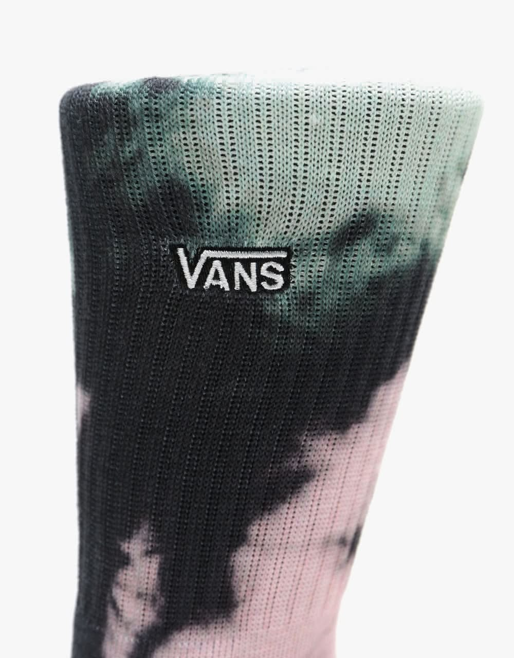 Vans Cool Tie Dye Crew Socks - Black Tie Dye