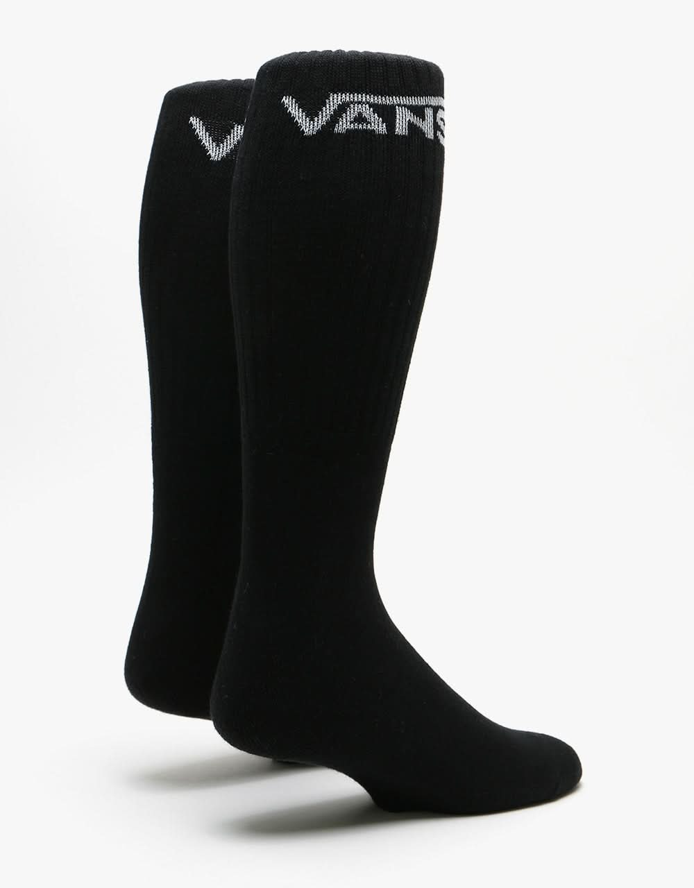 Vans Classic Crew 3 Pack Socks - Black/Checkerboard