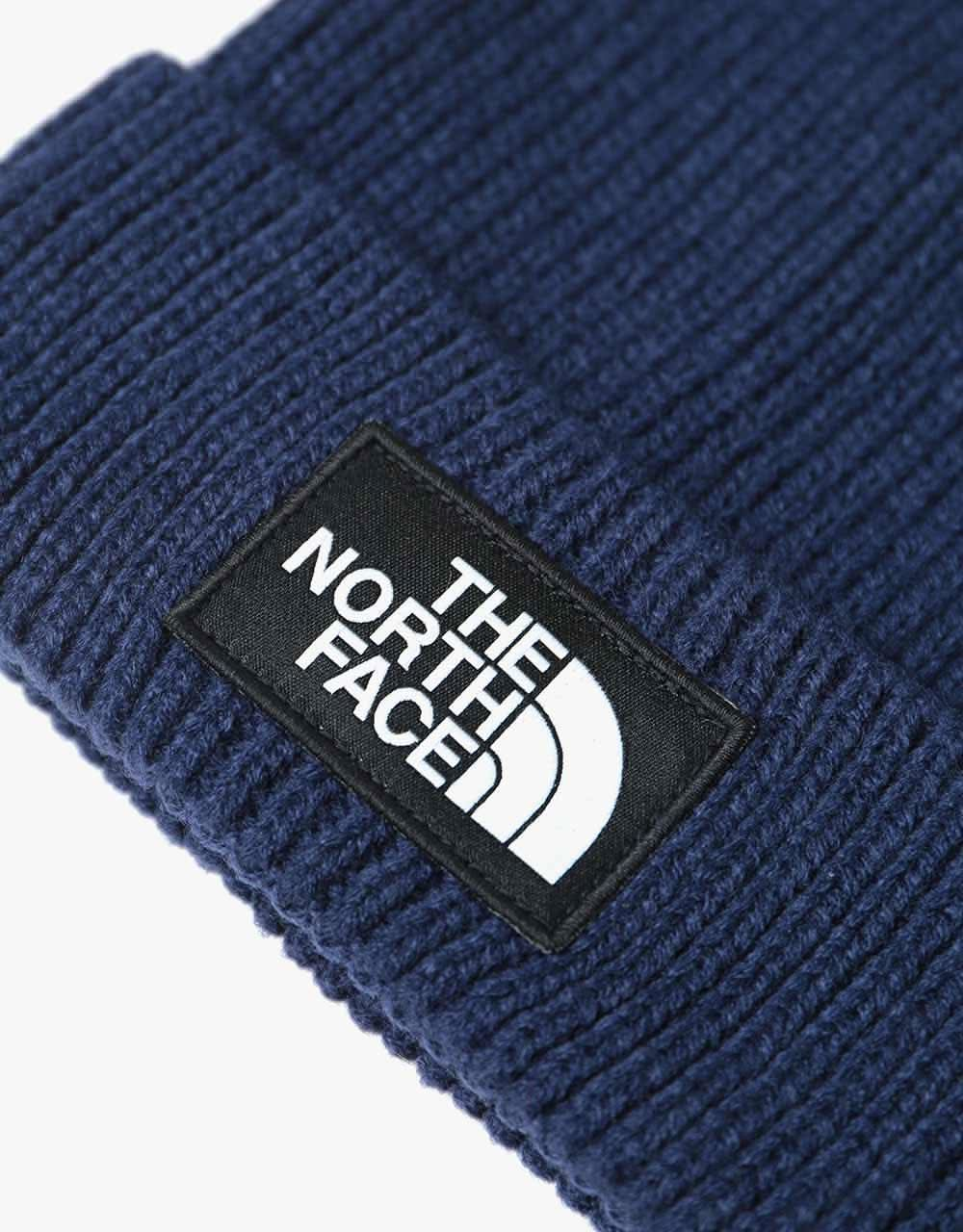 The North Face Logo Box Cuffed Beanie - TNF Navy