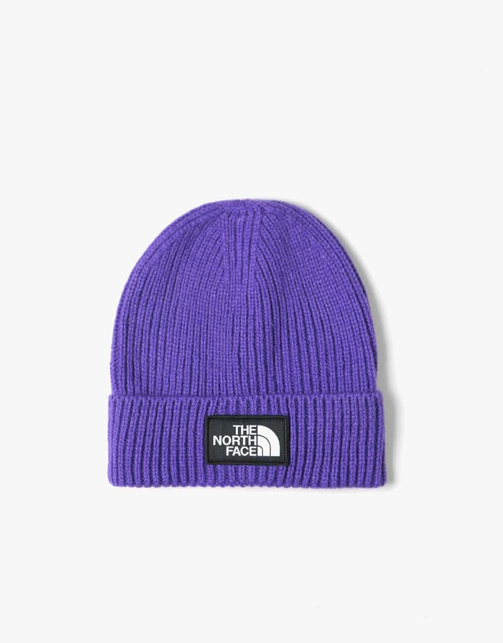 Gorro con puños The North Face Logo Box - Peak Purple