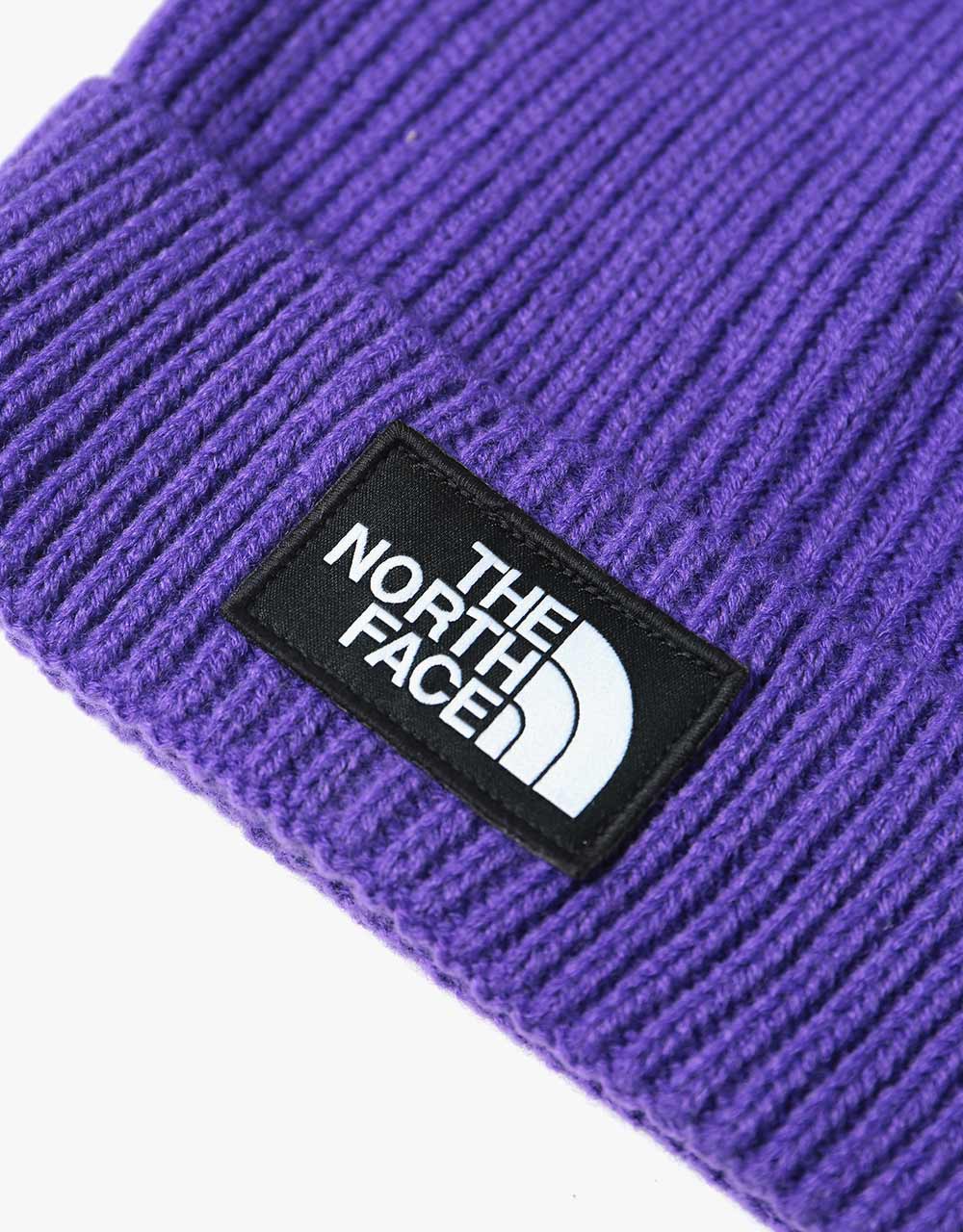 Gorro con puños The North Face Logo Box - Peak Purple