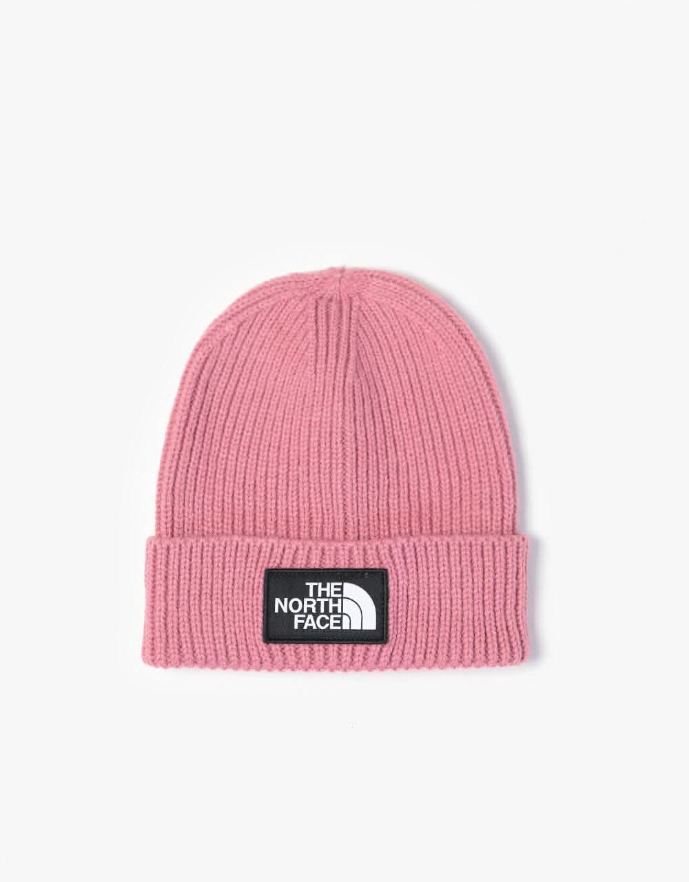 The North Face Logo Box Cuffed Beanie - Mesa Rose