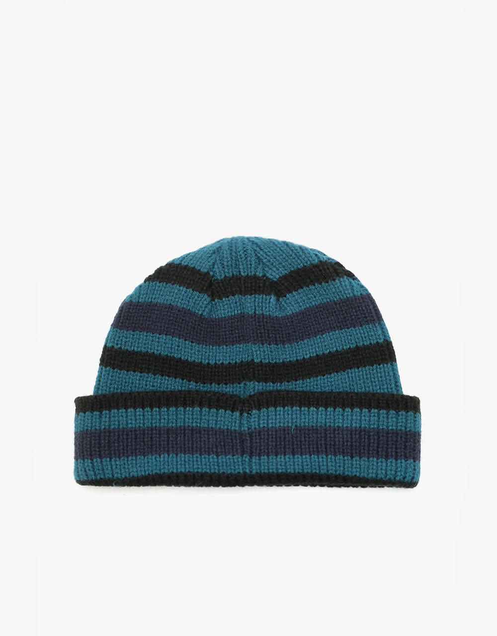 Dickies Mer Rouge Striped Beanie - Coral Blue