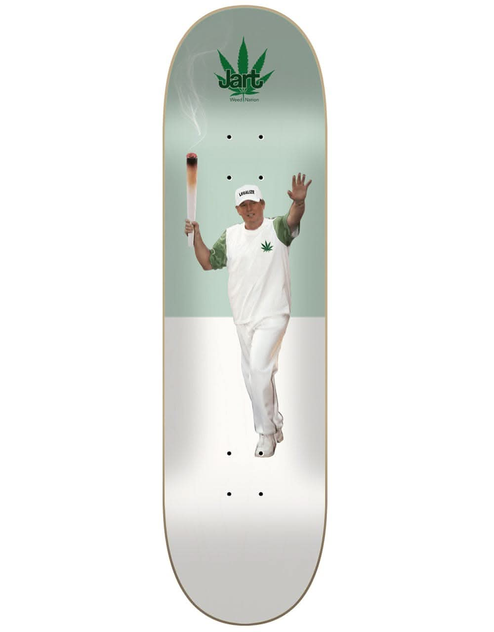 Jart Weed Nation "Legalize" Skateboard Deck - 8.5"