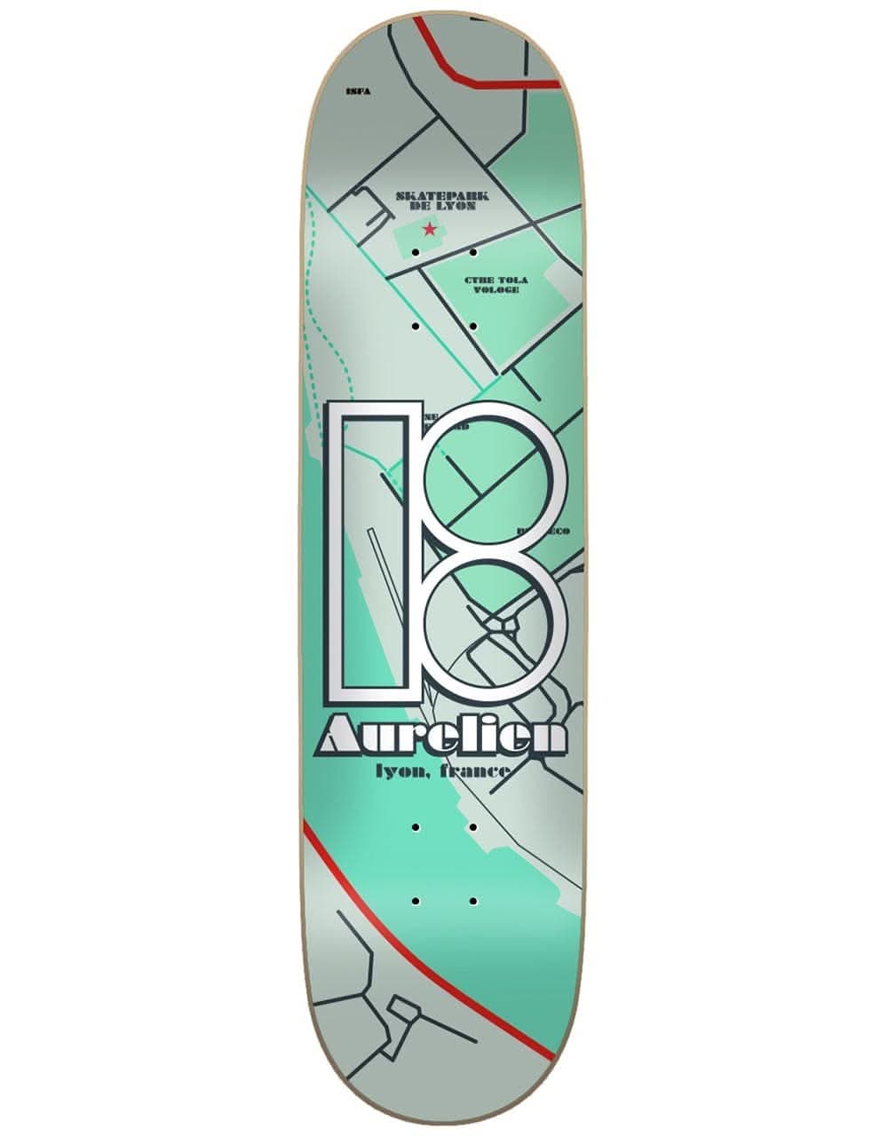 Plan B Aurelien Neighbors Skateboard Deck - 8"