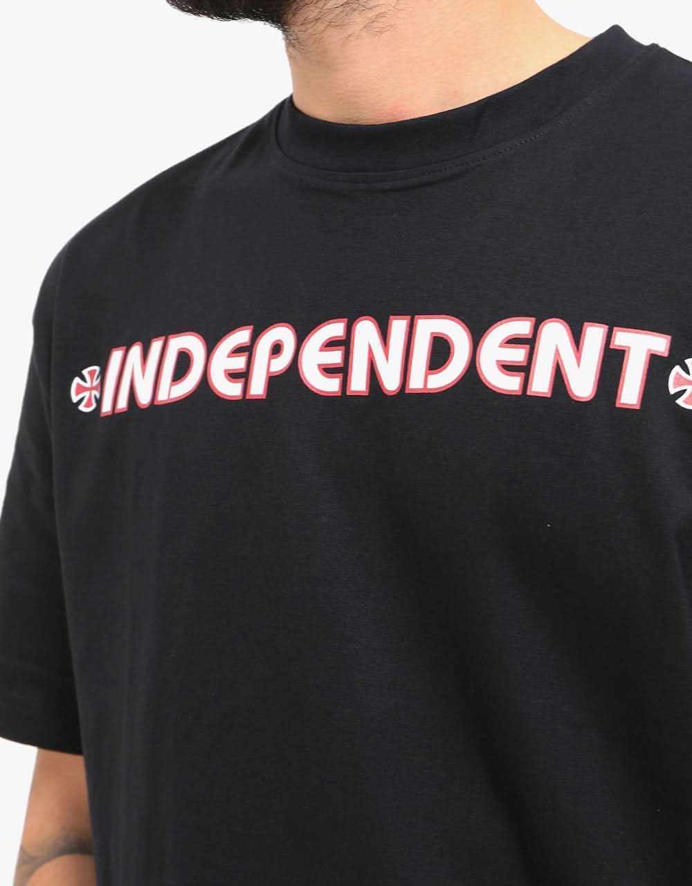 Independent Bar Cross T-Shirt - Black