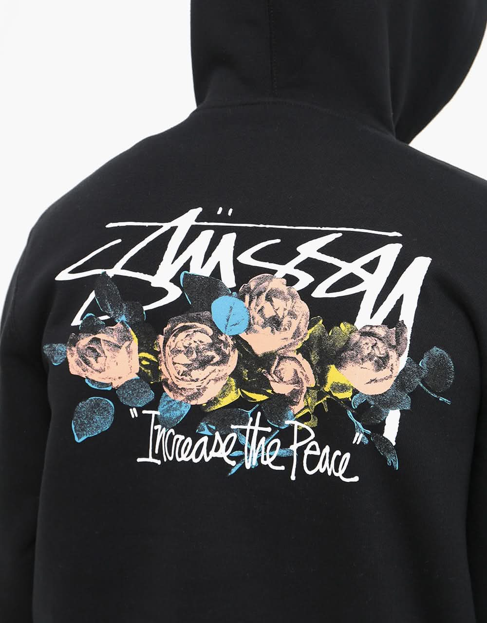 Stüssy ITP Roses Pullover Hoodie - Black