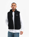 Stüssy Block Sherpa Vest - Black