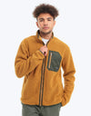 Volcom Muzzer Fuzzar Zip Fleece - Golden Brown