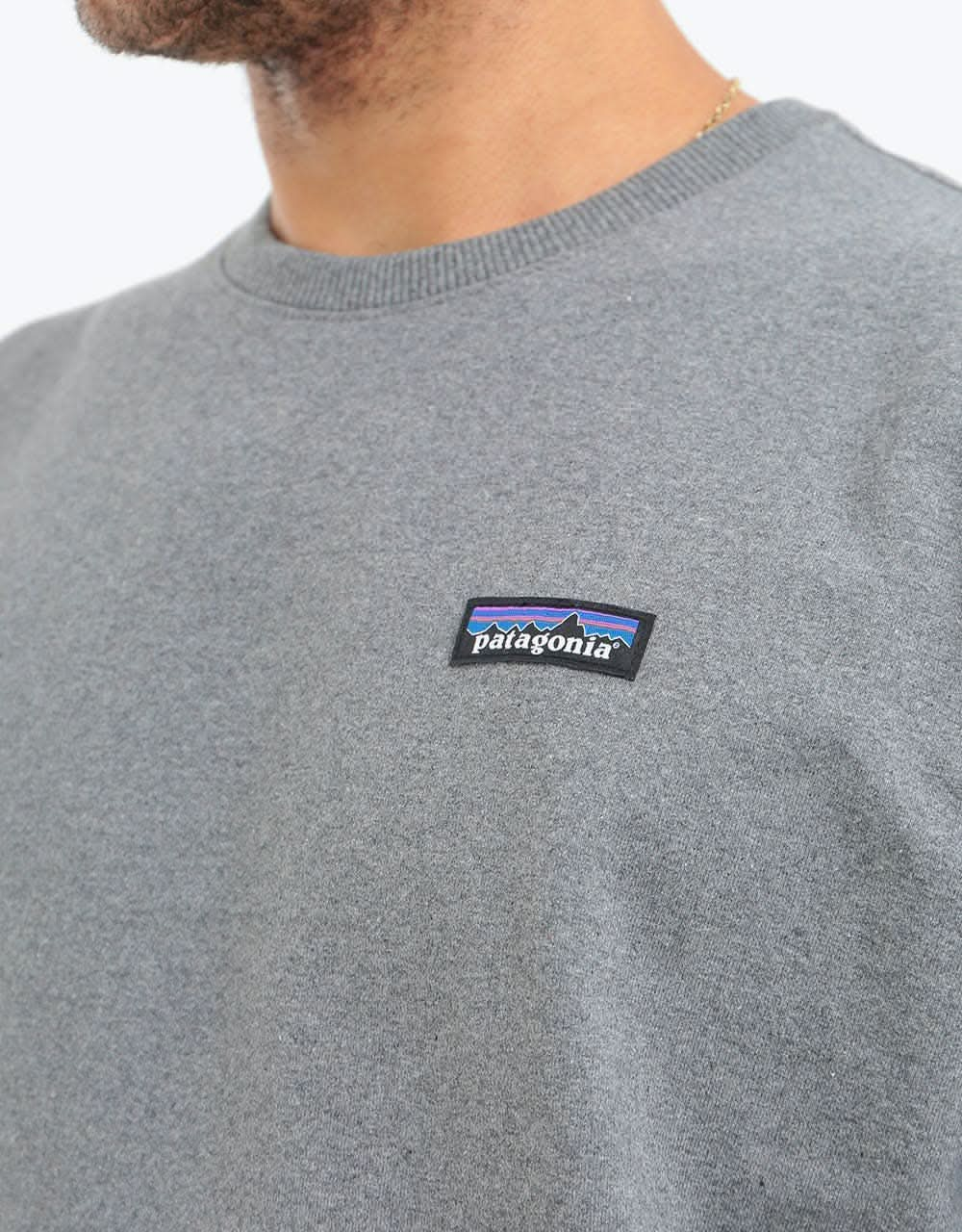 Patagonia P-6 Label Uprisal Crew Sweatshirt - Gravel Heather