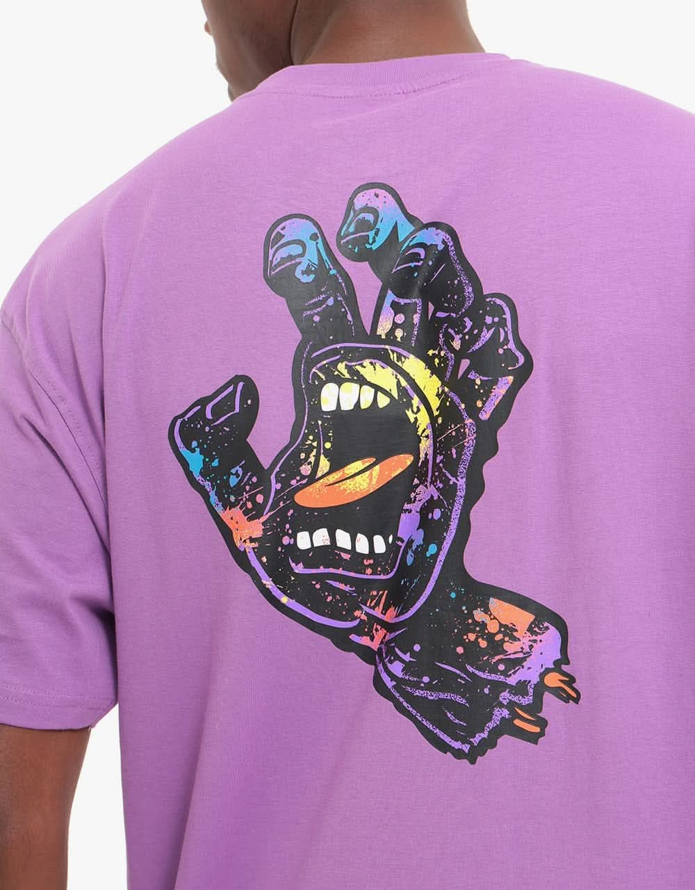 Santa Cruz Hand Splatter T-Shirt - Lavender