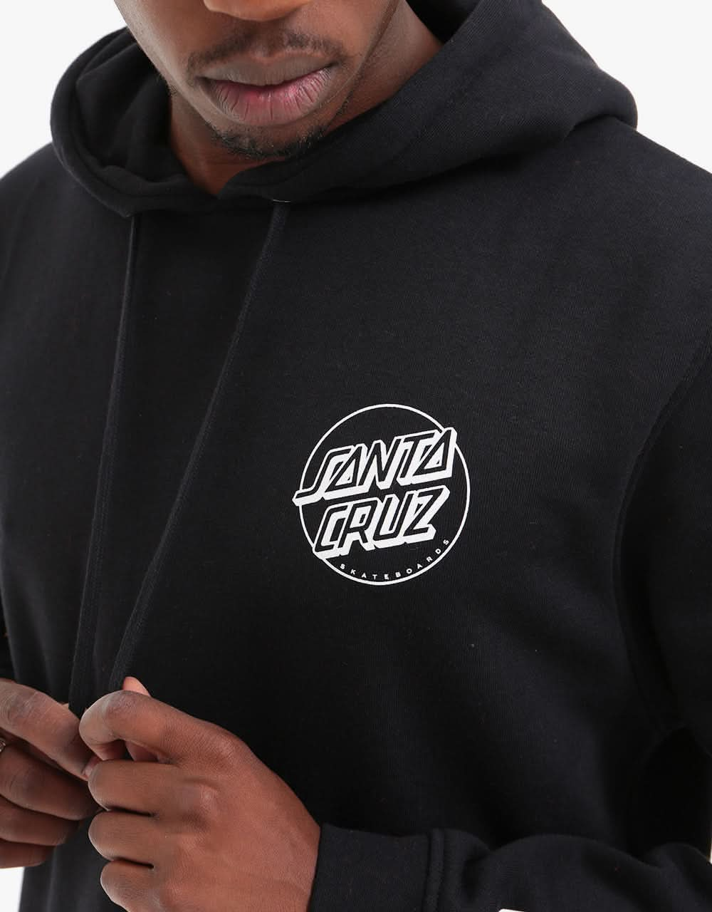 Santa Cruz Opus Dot Sleeves Pullover Hoodie - Black