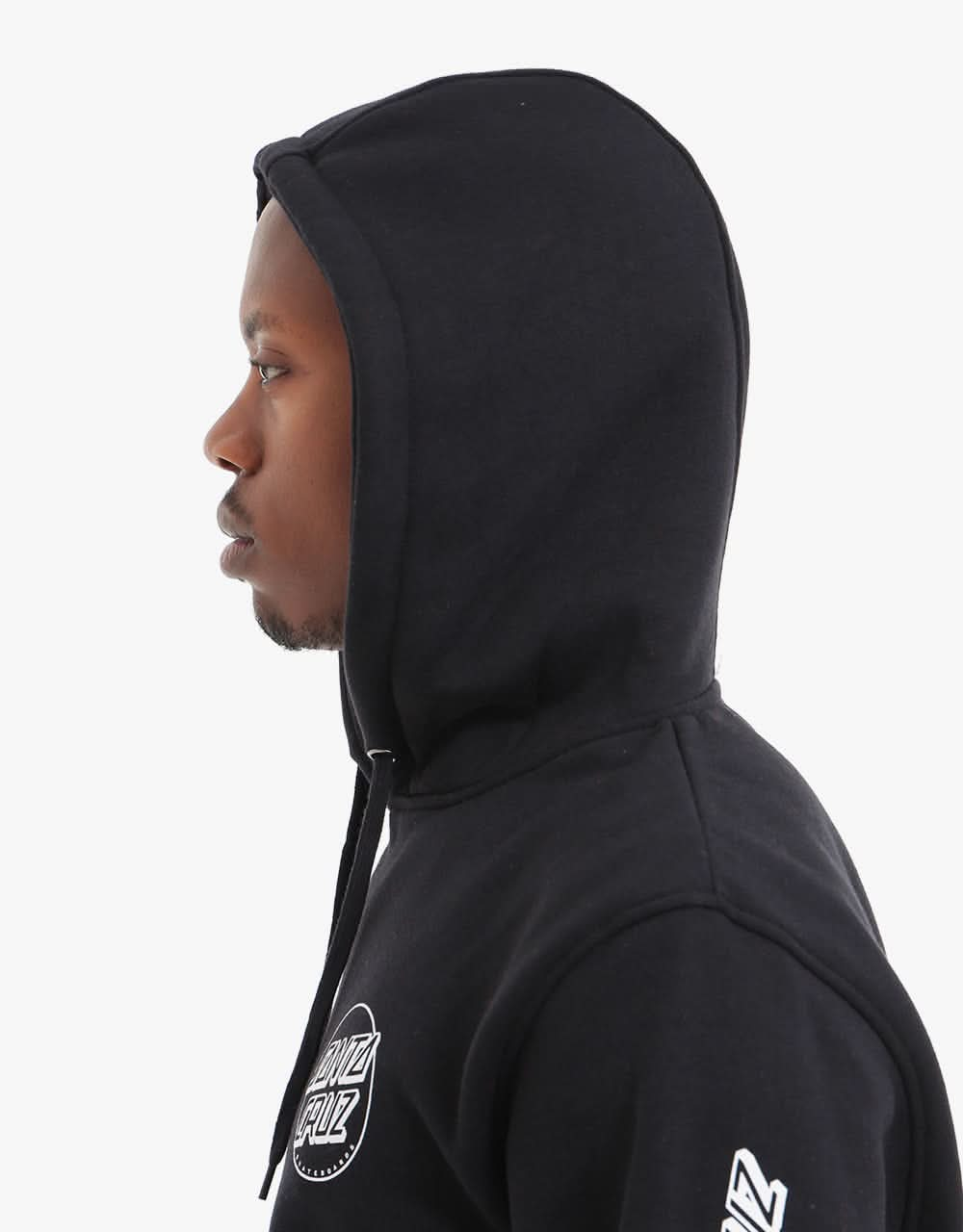 Santa Cruz Opus Dot Sleeves Pullover Hoodie - Black