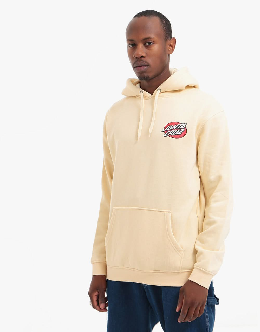 Santa Cruz Vintage Bone Hand Pullover Hoodie - Bone